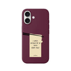 iPhone Elsewhere Premium Telefon Kılıfı Bordo - Sumthincs