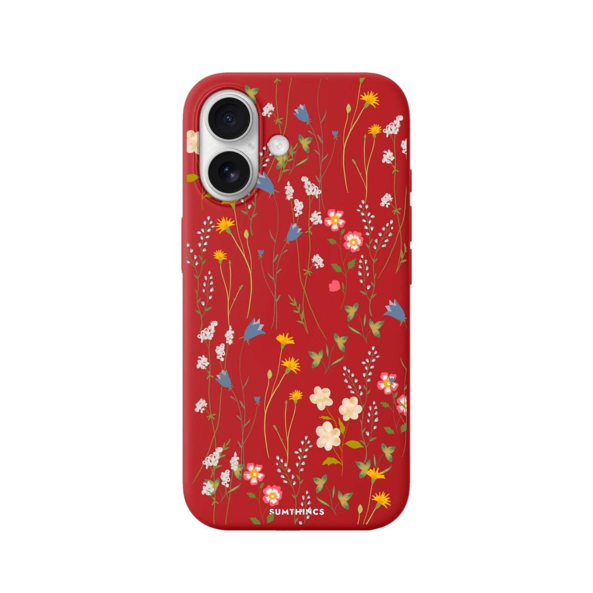 iPhone Eternal Garden Premium Telefon Kılıfı Kırmızı - Sumthincs