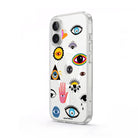 iPhone Eye Stickers Clear Magsafe Telefon Kılıfı - Sumthincs