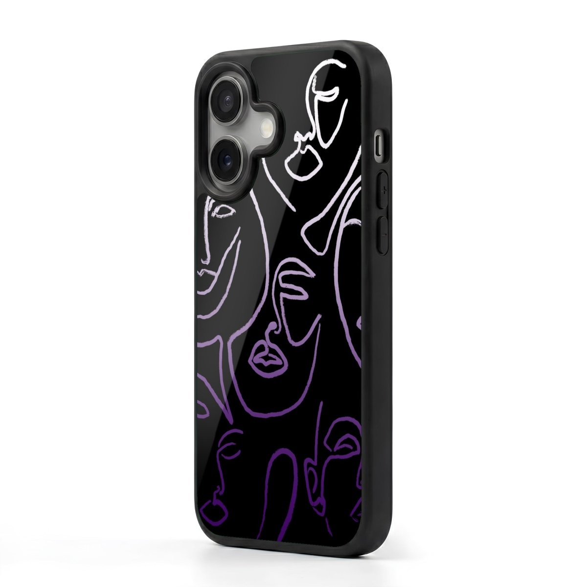 iPhone Faces Glossy Telefon Kılıfı - Sumthincs