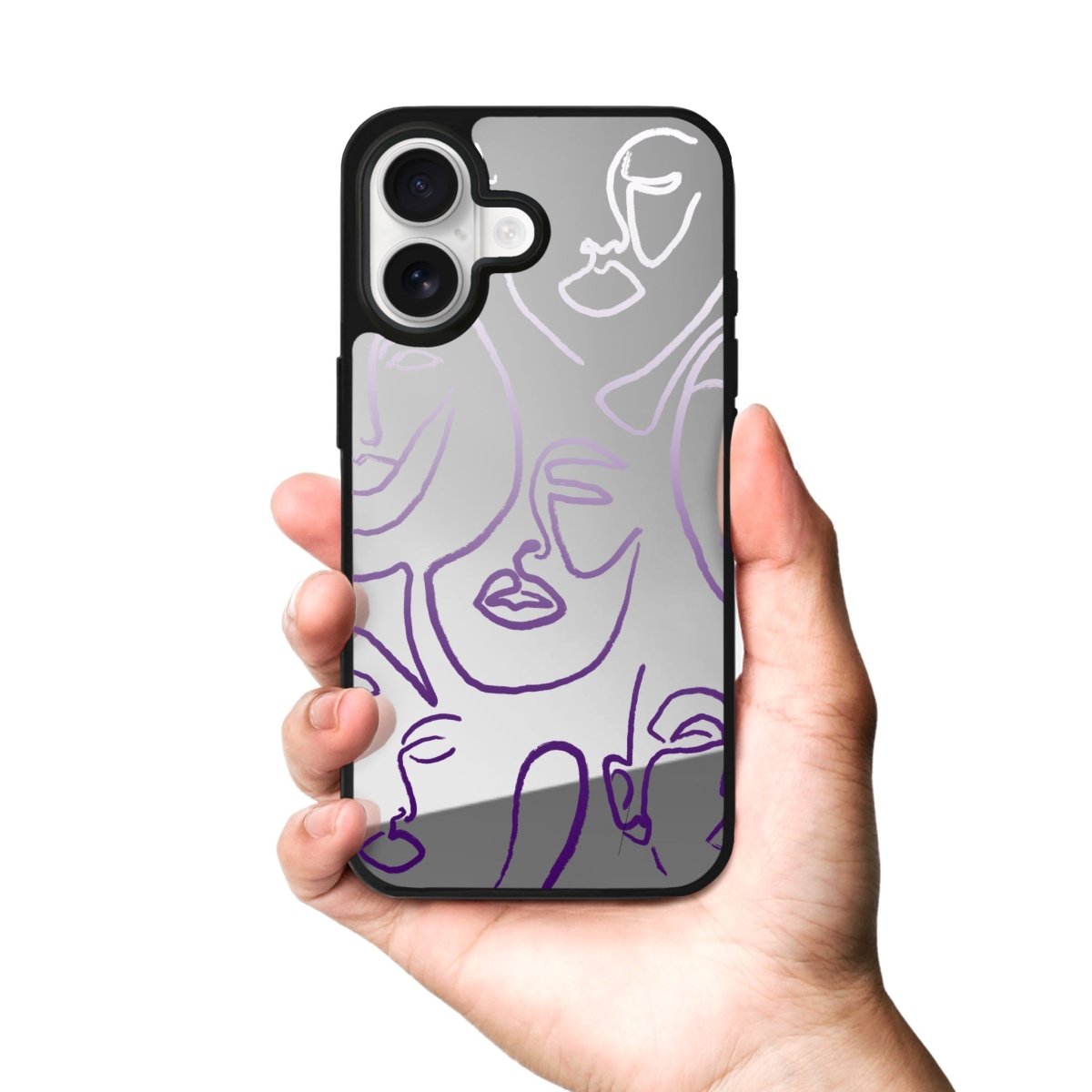 iPhone Faces Mirror Aynalı Telefon Kılıfı - Sumthincs