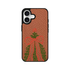 iPhone Festive Ribbon Leather Deri Telefon Kılıfı Kahverengi - Sumthincs