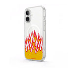 iPhone Flamme Clear Magsafe Telefon Kılıfı - Sumthincs