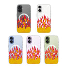 iPhone Flamme Clear Magsafe Telefon Kılıfı - Sumthincs