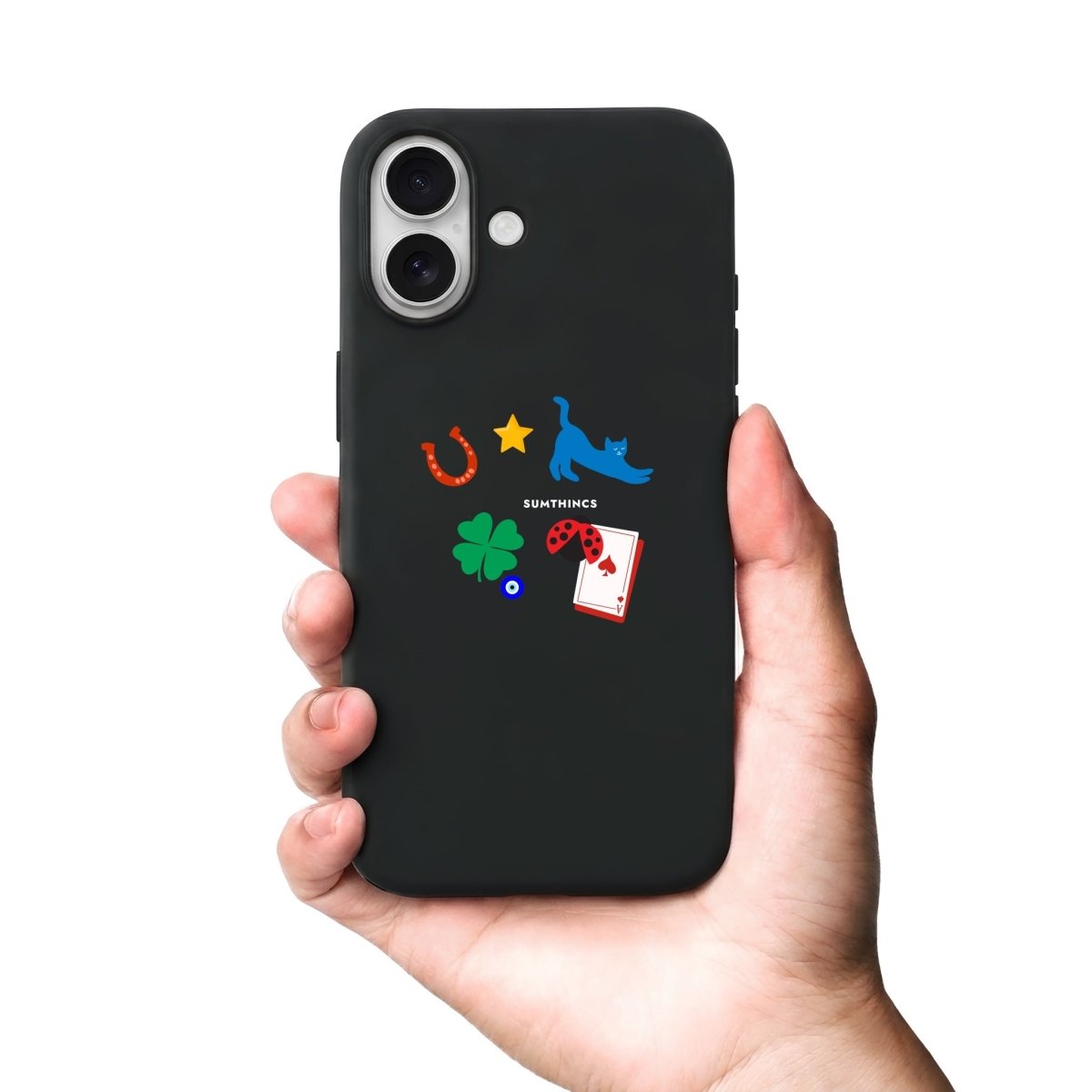 iPhone Fortune Premium Telefon Kılıfı Bordo - Sumthincs