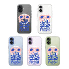 iPhone Fresh Flowers Clear Magsafe Telefon Kılıfı - Sumthincs