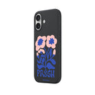 iPhone Fresh Flowers Premium Telefon Kılıfı Gri - Sumthincs
