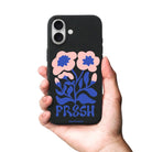 iPhone Fresh Flowers Premium Telefon Kılıfı Gri - Sumthincs