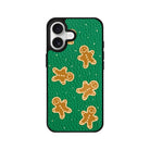 iPhone Gingerbread Man Leather Deri Telefon Kılıfı Yeşil - Sumthincs