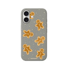 iPhone Gingerbread Man Premium Telefon Kılıfı Gri - Sumthincs