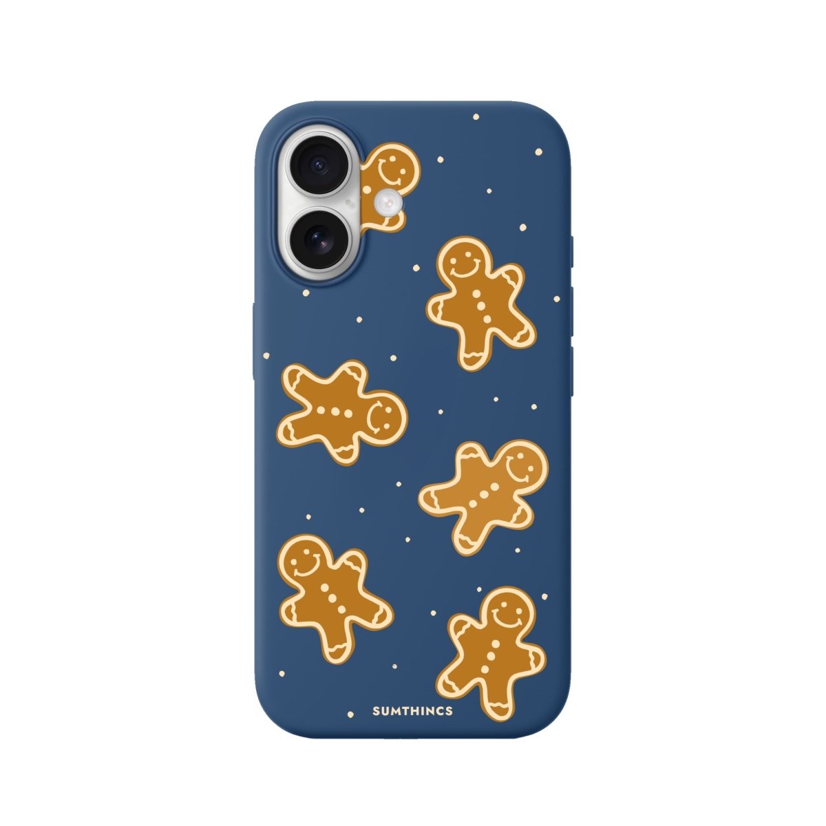 iPhone Gingerbread Man Premium Telefon Kılıfı Pasifik Mavi - Sumthincs
