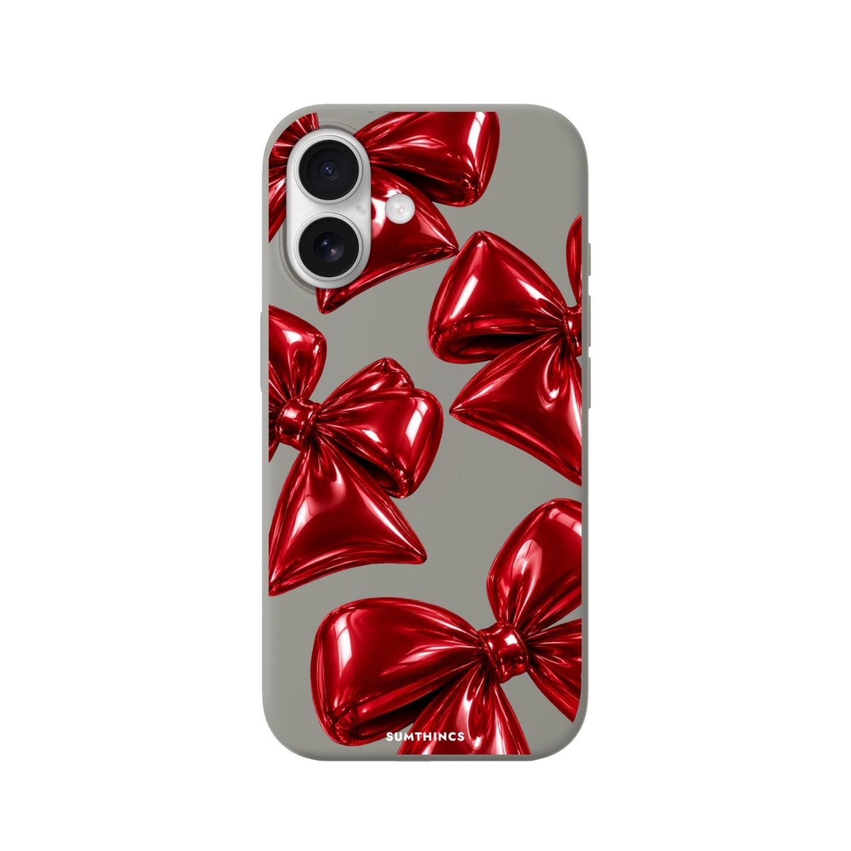 iPhone Glimmer Premium Telefon Kılıfı Gri - Sumthincs