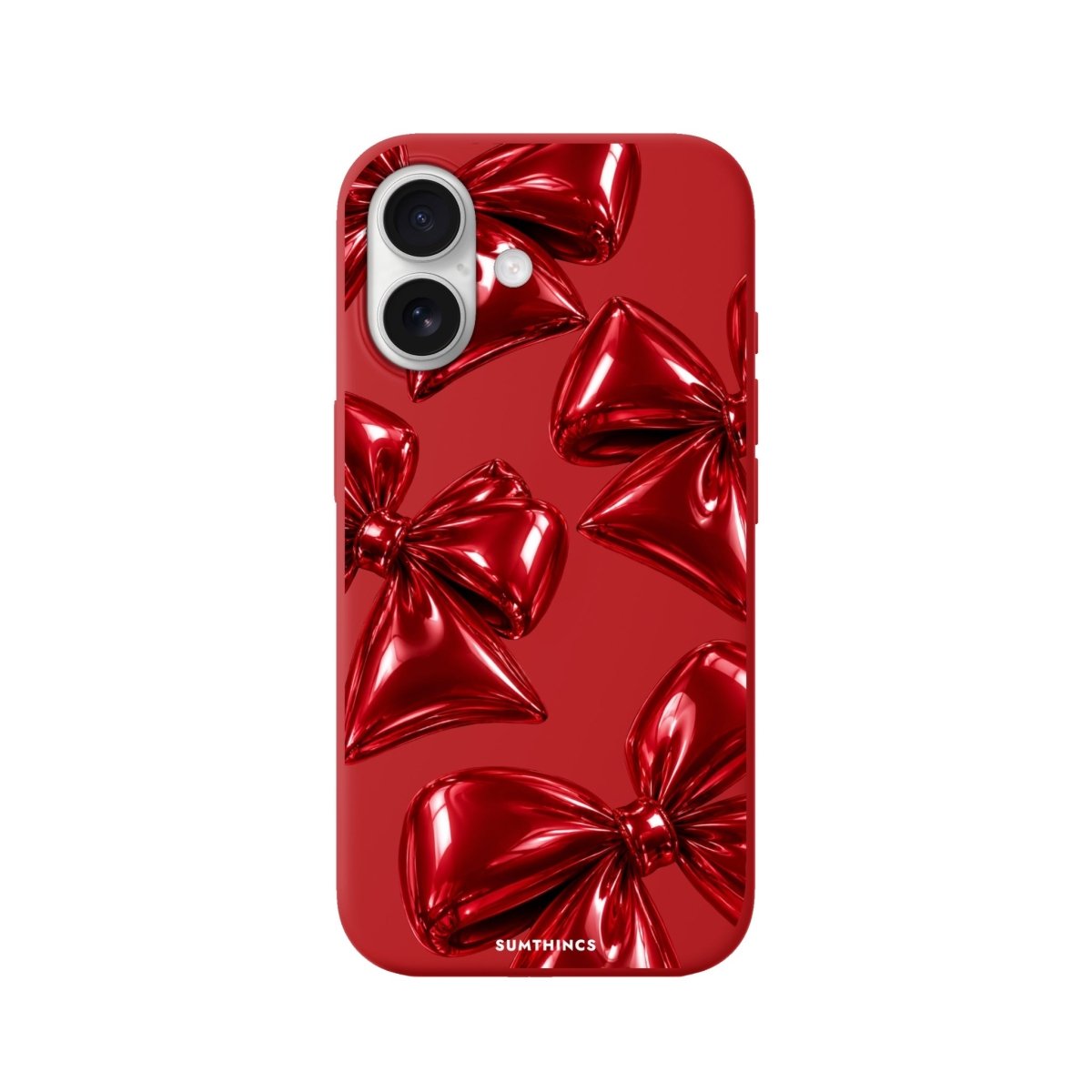 iPhone Glimmer Premium Telefon Kılıfı Kırmızı - Sumthincs