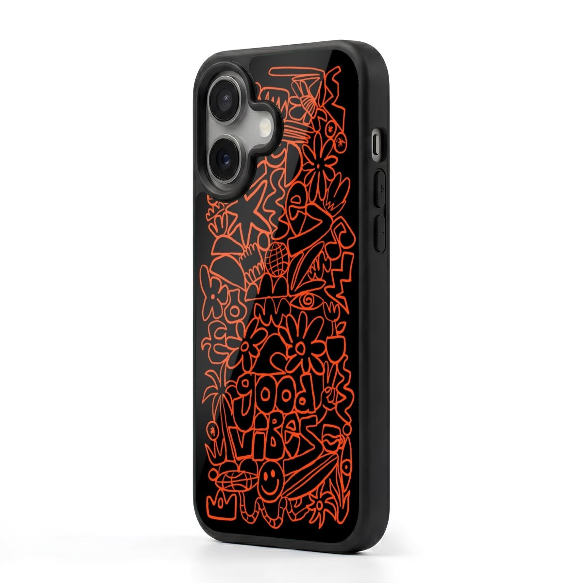 iPhone Good Vibes Glossy Telefon Kılıfı - Sumthincs