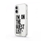 iPhone Guest List Clear Magsafe Telefon Kılıfı - Sumthincs