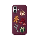 iPhone Holiday Side Quest Premium Telefon Kılıfı Bordo - Sumthincs