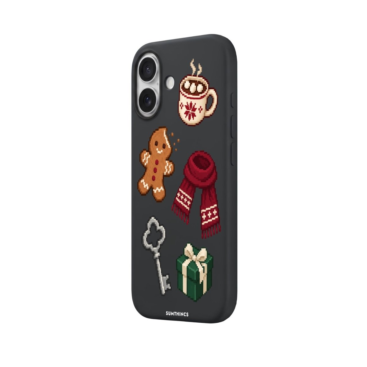 iPhone Holiday Side Quest Premium Telefon Kılıfı Bordo - Sumthincs