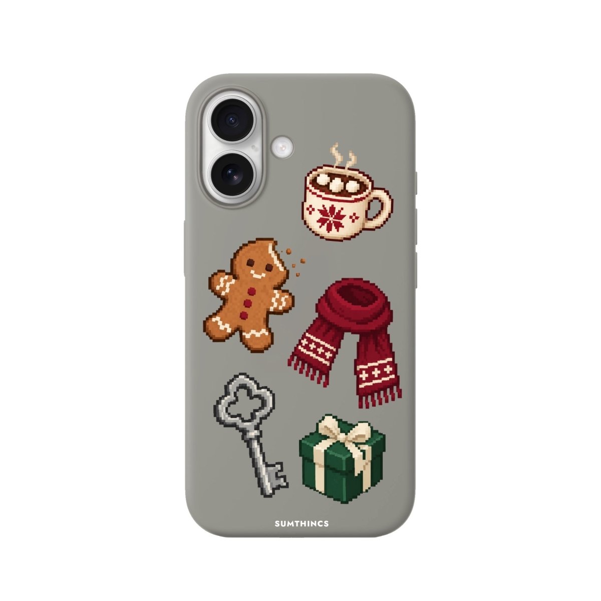 iPhone Holiday Side Quest Premium Telefon Kılıfı Gri - Sumthincs