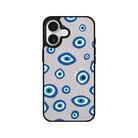 iPhone I See You Leather Deri Telefon Kılıfı Gri - Sumthincs
