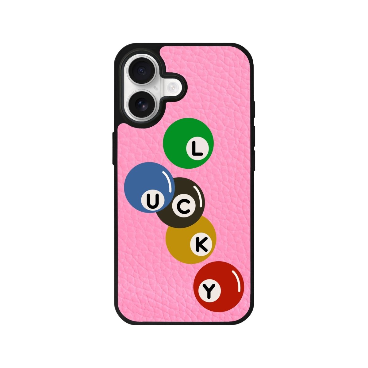 iPhone Jackpot Leather Deri Telefon Kılıfı Pembe - Sumthincs