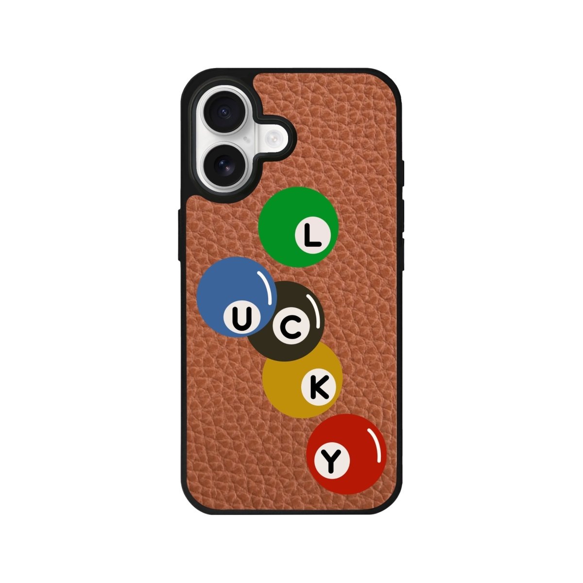 iPhone Jackpot Leather Deri Telefon Kılıfı Kahverengi - Sumthincs