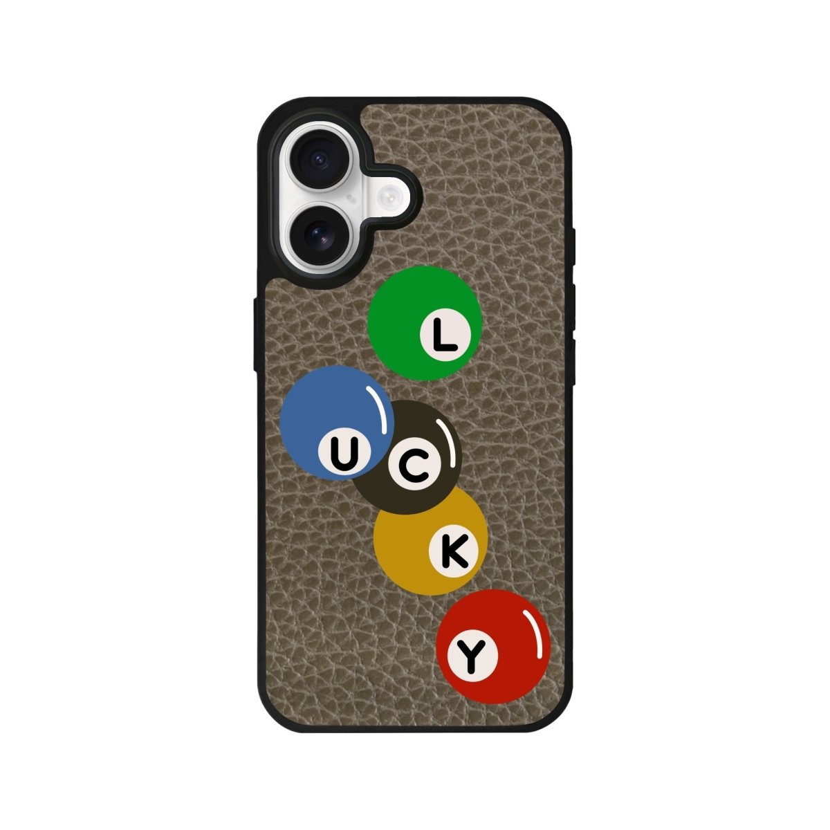 iPhone Jackpot Leather Deri Telefon Kılıfı Haki - Sumthincs