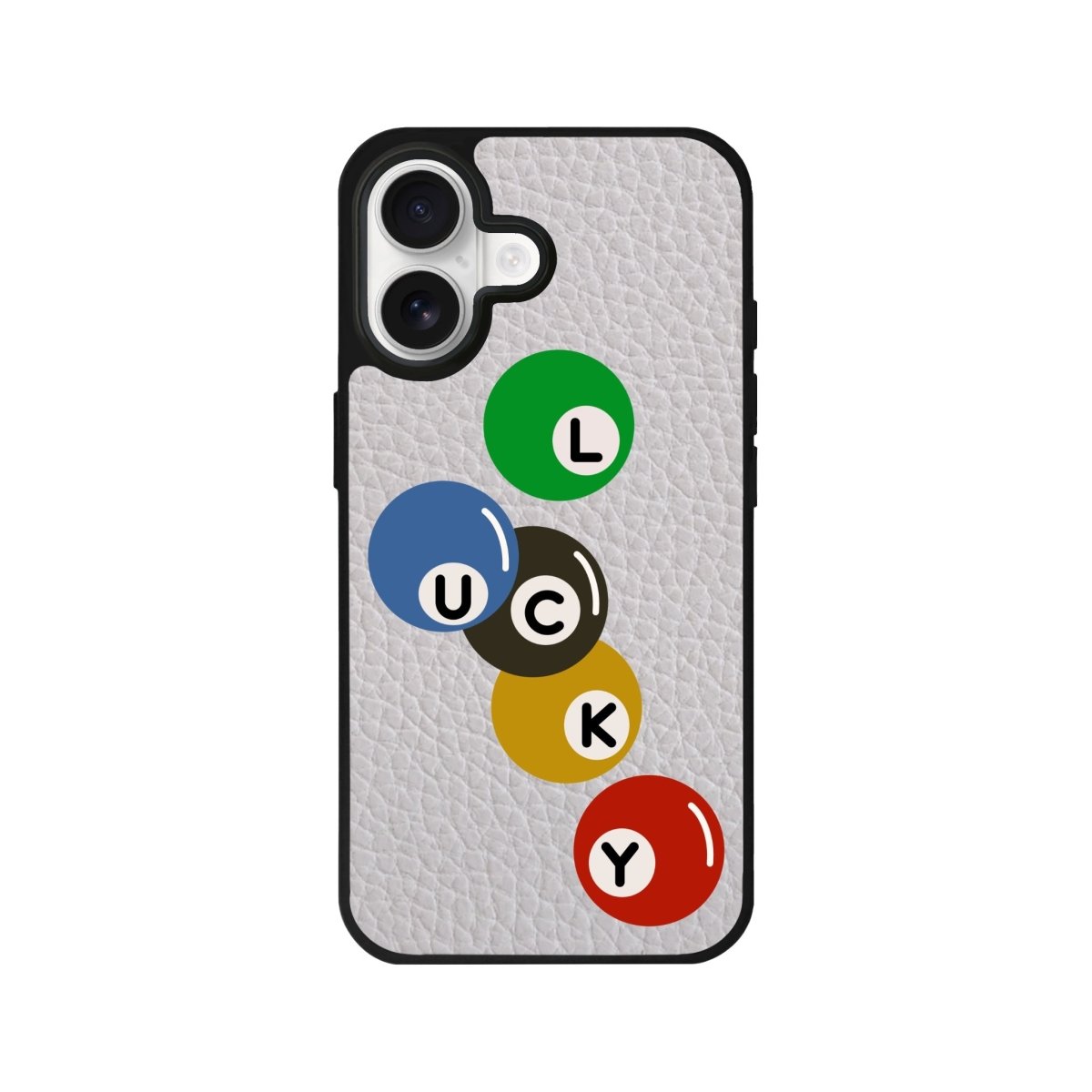 iPhone Jackpot Leather Deri Telefon Kılıfı Gri - Sumthincs