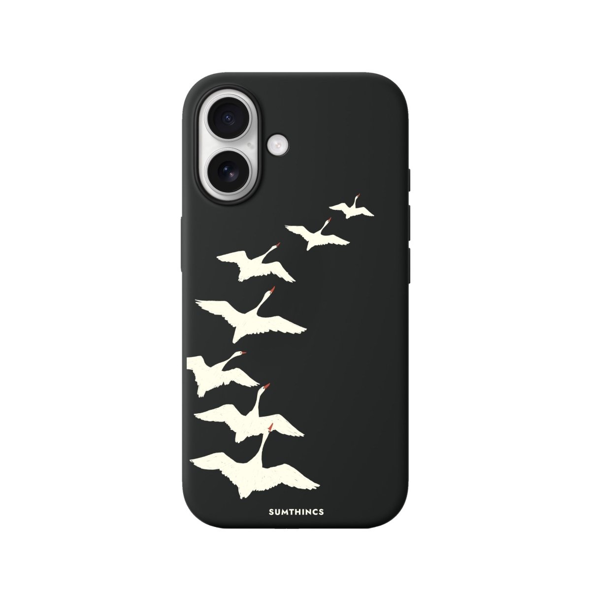 iPhone Journey Premium Telefon Kılıfı Siyah - Sumthincs