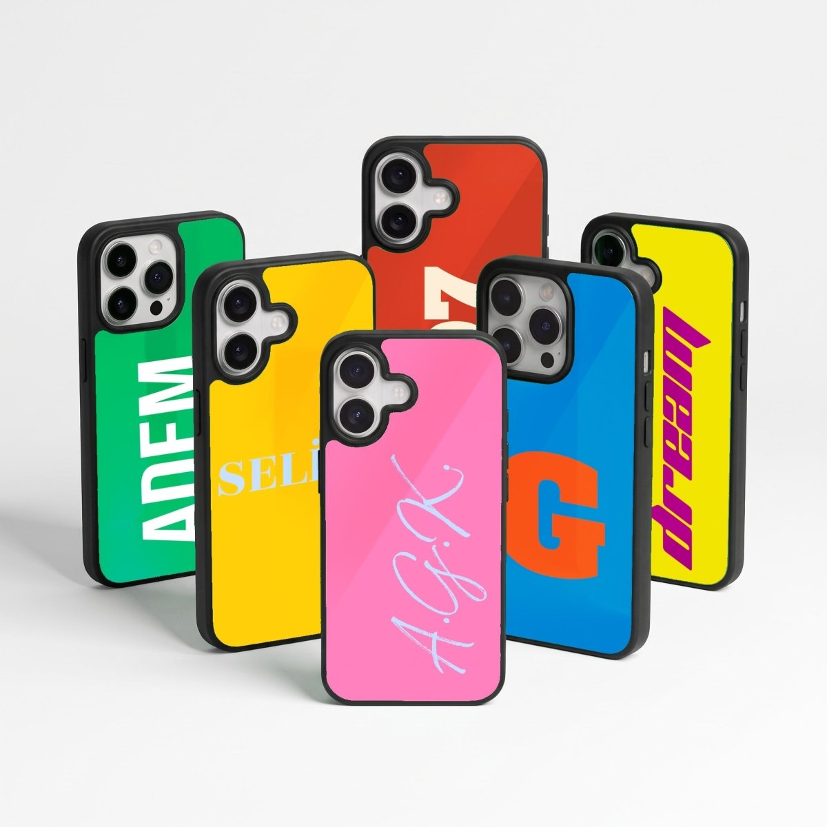 iPhone Kişiye Özel Yazı Baskılı Glossy Telefon Kılıfı Yatay - Sumthincs