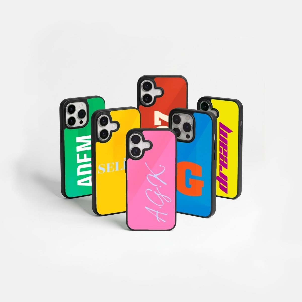 iPhone Kişiye Özel Yazı Baskılı Glossy Telefon Kılıfı - Sumthincs