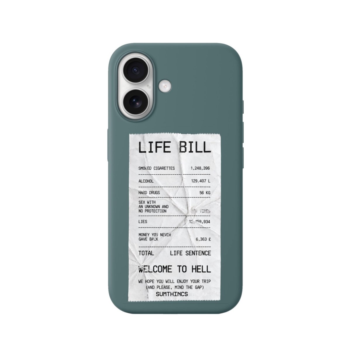 iPhone Life Bill Premium Telefon Kılıfı Kaktüs Yeşili - Sumthincs