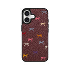 iPhone Little Bows Leather Deri Telefon Kılıfı Yeşil - Sumthincs