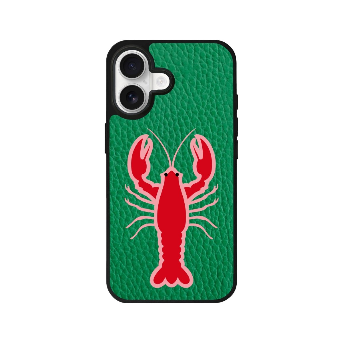 iPhone Lobster Leather Deri Telefon Kılıfı Yeşil - Sumthincs