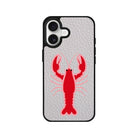 iPhone Lobster Leather Deri Telefon Kılıfı Gri - Sumthincs