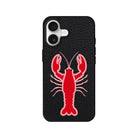iPhone Lobster Leather Deri Telefon Kılıfı Siyah - Sumthincs