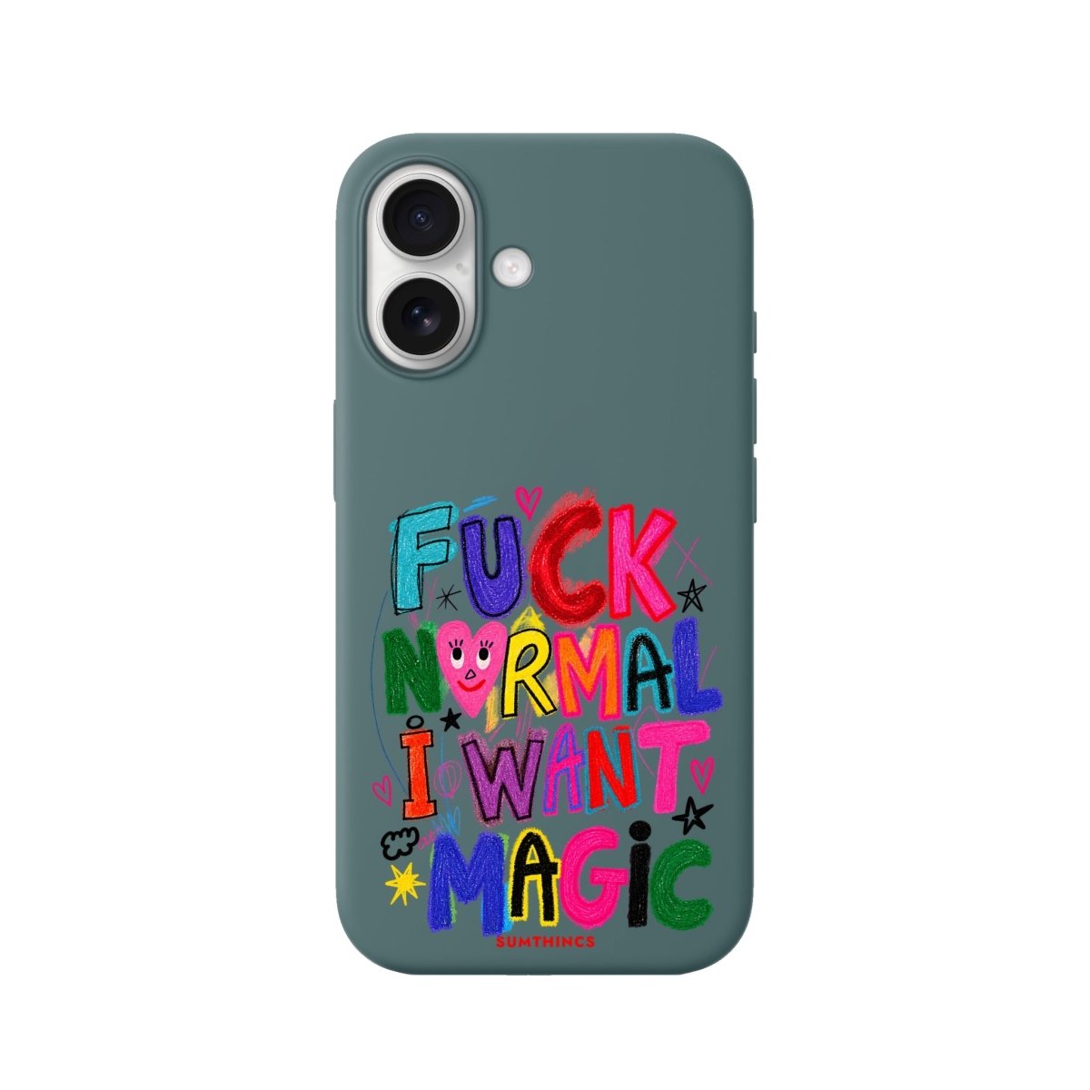 iPhone Magic Premium Telefon Kılıfı Kaktüs Yeşili - Sumthincs