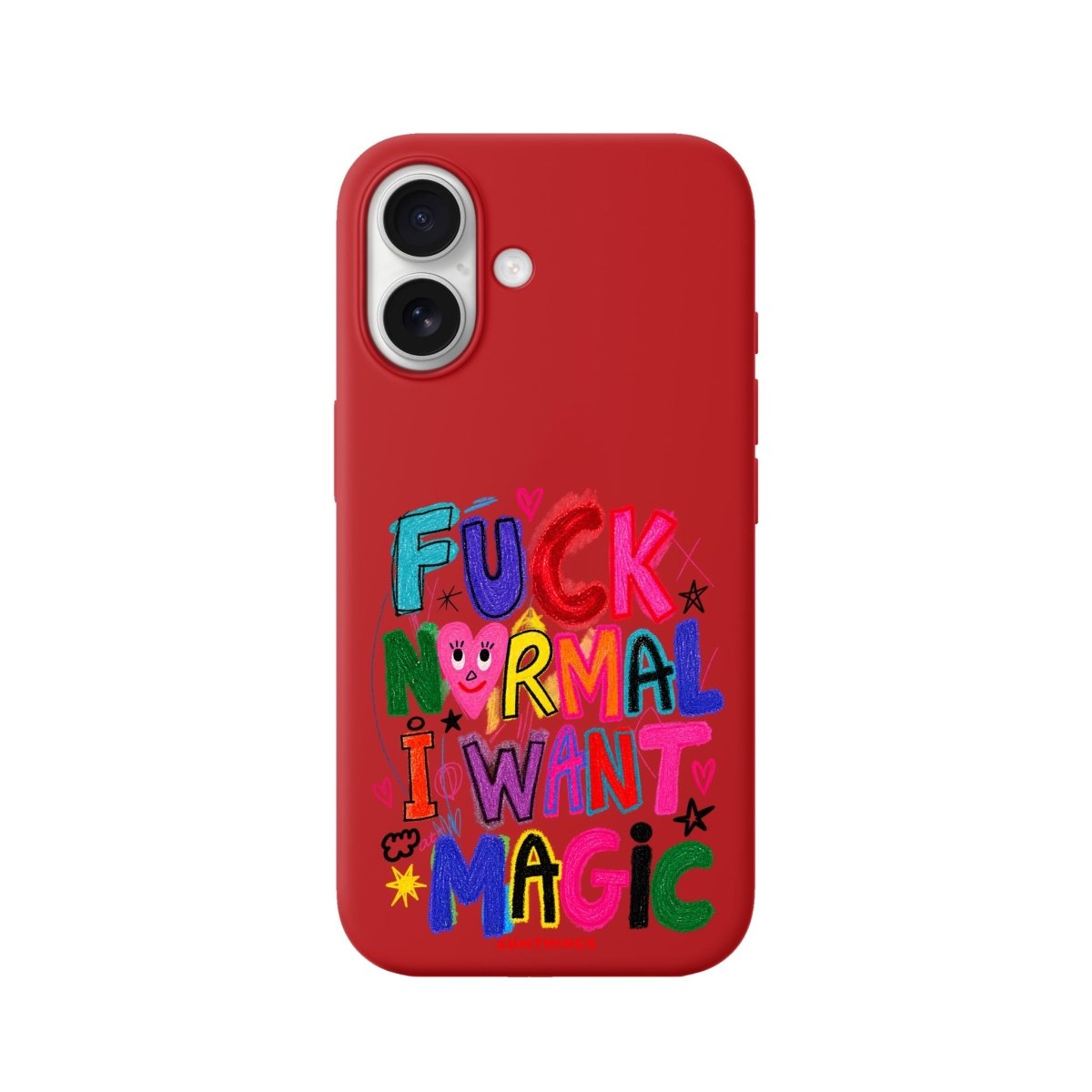 iPhone Magic Premium Telefon Kılıfı Kırmızı - Sumthincs