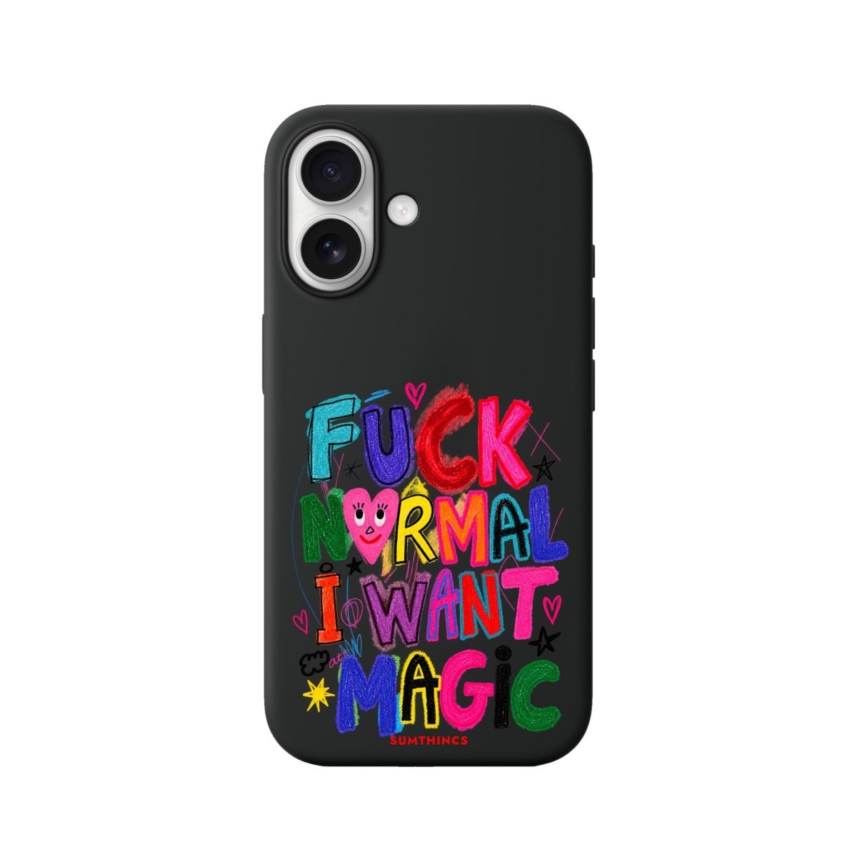 iPhone Magic Premium Telefon Kılıfı Siyah - Sumthincs
