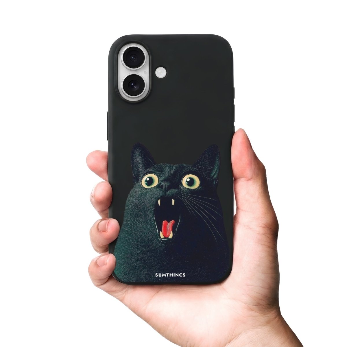 iPhone Meowww Premium Telefon Kılıfı Bordo - Sumthincs