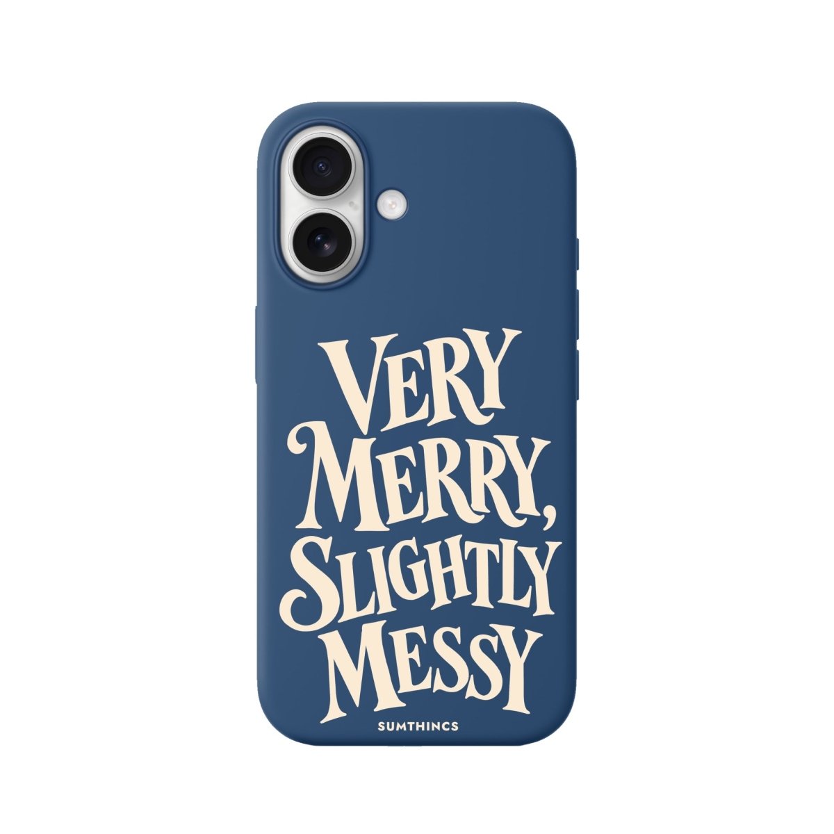 iPhone Messy Premium Telefon Kılıfı Pasifik Mavi - Sumthincs