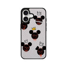iPhone Mickeys Midnight Leather Deri Telefon Kılıfı Gri - Sumthincs