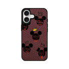 iPhone Mickeys Midnight Leather Deri Telefon Kılıfı Bordo - Sumthincs