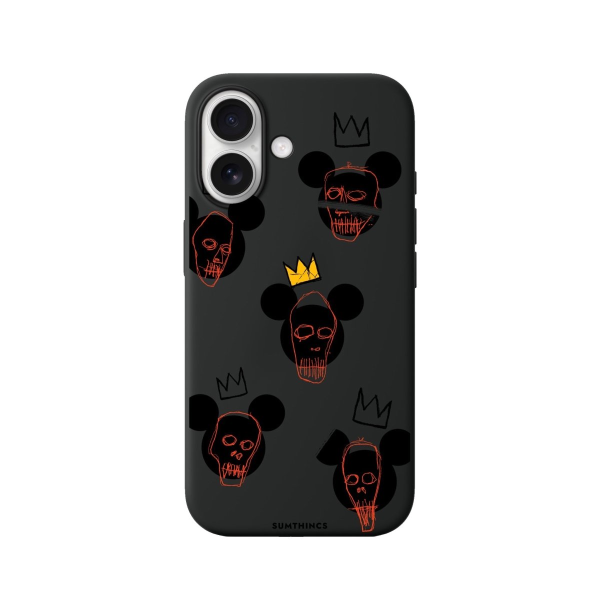 iPhone Mickeys Midnight Premium Telefon Kılıfı Siyah - Sumthincs