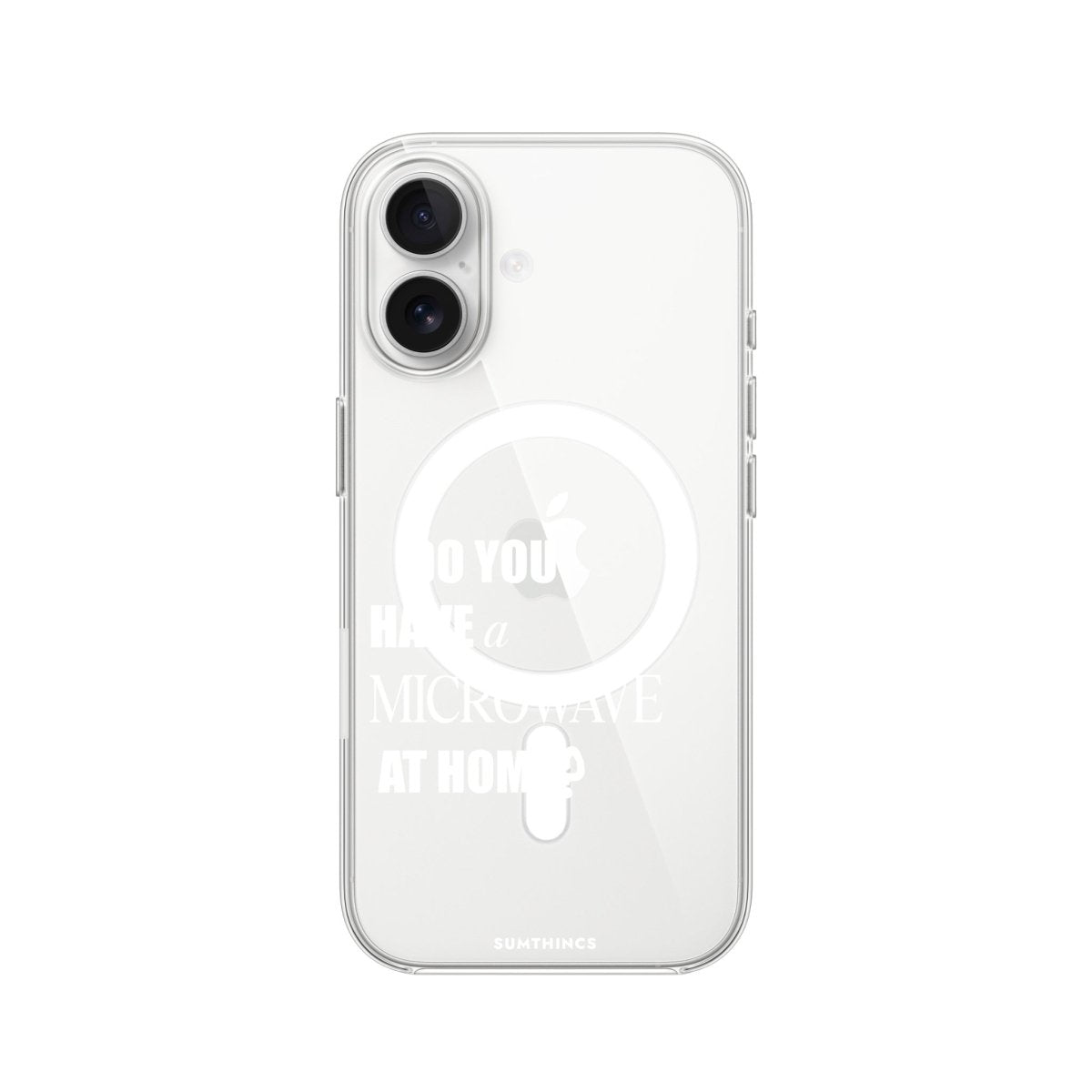 iPhone Microwave Clear Magsafe Telefon Kılıfı - Sumthincs