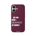 iPhone Microwave Premium Telefon Kılıfı Bordo - Sumthincs