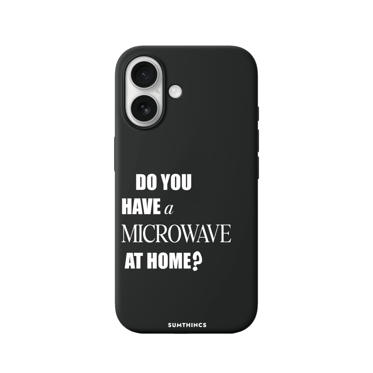 iPhone Microwave Premium Telefon Kılıfı Siyah - Sumthincs