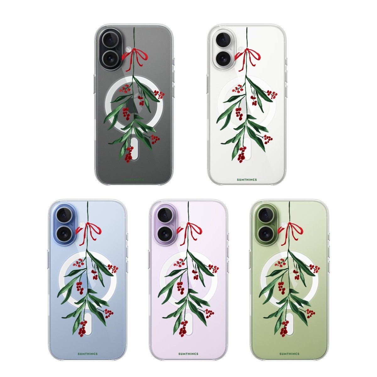 iPhone Mistletoe Clear Magsafe Telefon Kılıfı - Sumthincs