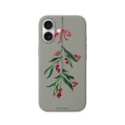 iPhone Mistletoe Premium Telefon Kılıfı Gri - Sumthincs