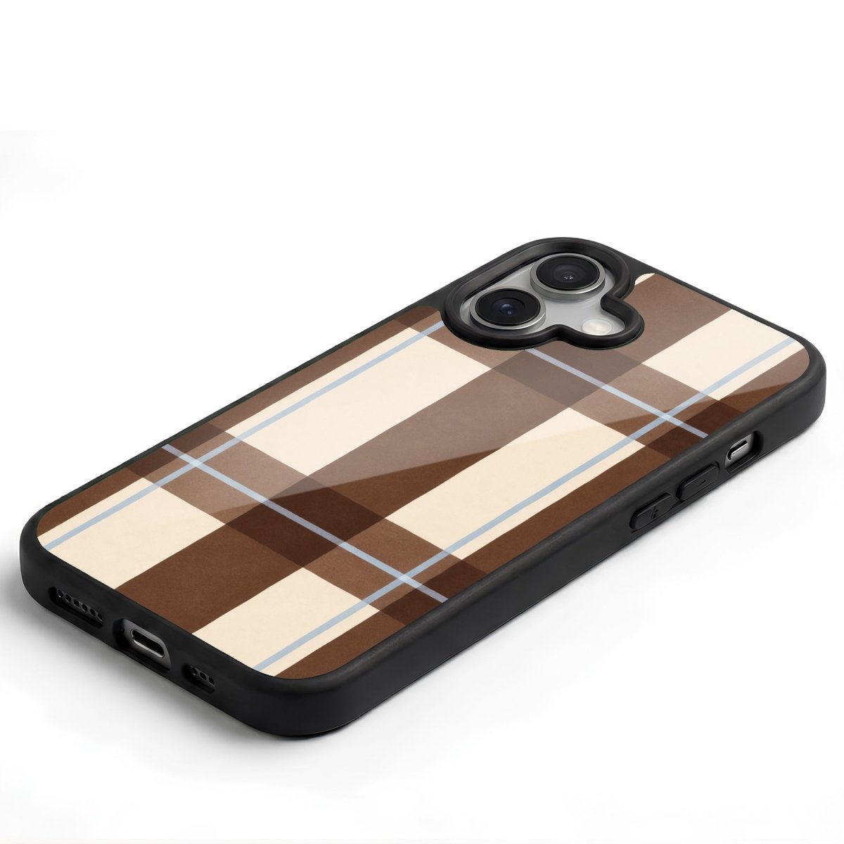iPhone Mocha Glossy Telefon Kılıfı - Sumthincs