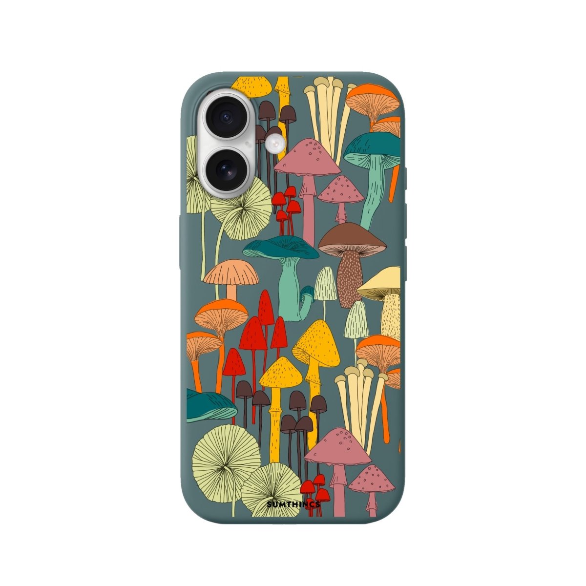 iPhone Mushrooms Premium Telefon Kılıfı Kaktüs Yeşili - Sumthincs